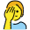 Person Facepalming Emoji from OpenMoji Set