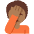 Person Facepalming Medium Dark Skin Tone Emoji from Twemoji Set