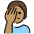 Person Facepalming Medium Skin Tone Emoji from OpenMoji Set