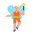 Person Fairy Flat Medium Light Emoji from Fluent Emoji Flat Set