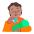 Person Feeding Baby Flat Medium Emoji from Fluent Emoji Flat Set