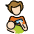 Person Feeding Baby Light Skin Tone Emoji from OpenMoji Set