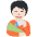 Person Feeding Baby Light Skin Tone Emoji from Twemoji Set