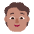 Person Flat Medium Emoji from Fluent Emoji Flat Set