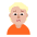 Person Frowning Flat Medium Light Emoji from Fluent Emoji Flat Set