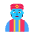 Person Genie Flat Emoji from Fluent Emoji Flat Set