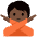 Person Gesturing No Dark Skin Tone Emoji from Twemoji Set