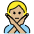 Person Gesturing No Medium Light Skin Tone Emoji from OpenMoji Set