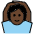 Person Gesturing Ok Dark Skin Tone Emoji from OpenMoji Set