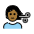 Person Getting Haircut Medium Dark Skin Tone Emoji from OpenMoji Set