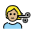 Person Getting Haircut Medium Light Skin Tone Emoji from OpenMoji Set