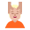 Person Getting Massage Flat Medium Light Emoji from Fluent Emoji Flat Set