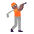 Person Golfing Flat Medium Dark Emoji from Fluent Emoji Flat Set