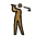 Person Golfing Medium Dark Skin Tone Emoji from OpenMoji Set