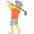 Person Golfing Emoji from Twemoji Set