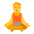 Person In Lotus Position Flat Default Emoji from Fluent Emoji Flat Set