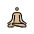 Person In Lotus Position Medium Light Skin Tone Emoji from OpenMoji Set