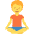 Person In Lotus Position Emoji from Twemoji Set