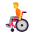 Person In Manual Wheelchair Flat Default Emoji from Fluent Emoji Flat Set