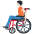 Person In Manual Wheelchair Light Skin Tone Emoji from Twemoji Set