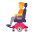 Person In Motorized Wheelchair Flat Default Emoji from Fluent Emoji Flat Set