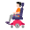 Person In Motorized Wheelchair Flat Light Emoji from Fluent Emoji Flat Set