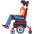 Person In Motorized Wheelchair Light Skin Tone Emoji from Twemoji Set