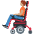 Person In Motorized Wheelchair Medium Skin Tone Emoji from Twemoji Set