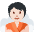 Person In Steamy Room Light Skin Tone Emoji from Twemoji Set