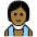 Person In Steamy Room Medium Dark Skin Tone Emoji from OpenMoji Set