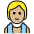 Person In Steamy Room Medium Light Skin Tone Emoji from OpenMoji Set