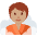 Person In Steamy Room Medium Skin Tone Emoji from Twemoji Set
