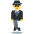 Person In Suit Levitating Emoji from Twemoji Set