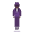 Person In Suit Levitating Flat Dark Emoji from Fluent Emoji Flat Set
