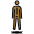 Person In Suit Levitating Medium Dark Skin Tone Emoji from OpenMoji Set