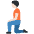 Person Kneeling Light Skin Tone Emoji from Twemoji Set