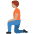 Person Kneeling Medium Skin Tone Emoji from Twemoji Set