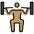 Person Lifting Weights Medium Skin Tone Emoji from OpenMoji Set