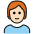 Person Light Skin Tone Red Hair Emoji from OpenMoji Set