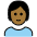 Person Medium Dark Skin Tone Emoji from OpenMoji Set