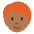 Person Medium Dark Skin Tone Red Hair Emoji from Twemoji Set