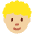Person Medium Light Skin Tone Curly Hair Emoji from Twemoji Set