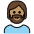 Person Medium Skin Tone Beard Emoji from OpenMoji Set