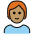 Person Medium Skin Tone Red Hair Emoji from OpenMoji Set