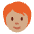 Person Medium Skin Tone Red Hair Emoji from Twemoji Set
