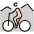 Person Mountain Biking Light Skin Tone Emoji from OpenMoji Set