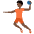 Person Playing Handball Dark Skin Tone Emoji from Twemoji Set