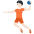 Person Playing Handball Light Skin Tone Emoji from Twemoji Set