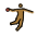 Person Playing Handball Medium Dark Skin Tone Emoji from OpenMoji Set
