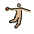 Person Playing Handball Medium Light Skin Tone Emoji from OpenMoji Set